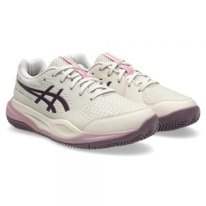 Кросівки для тенісу дитячі Asics GEL-RESOLUTION X GS CLAY Soft Oat/Dark Aubergine 2